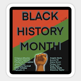 Black History Month Sticker